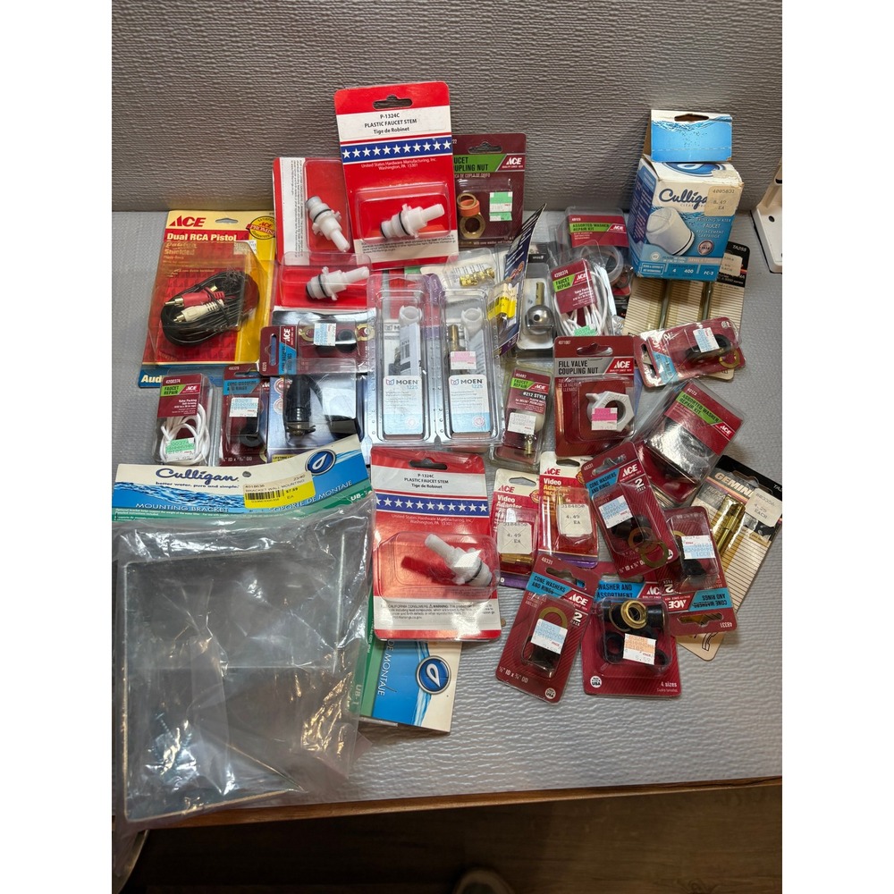 DIY Plumbing, Replacement Parts, Faucet Stem,  Repair Supplies, Hardware Bundle